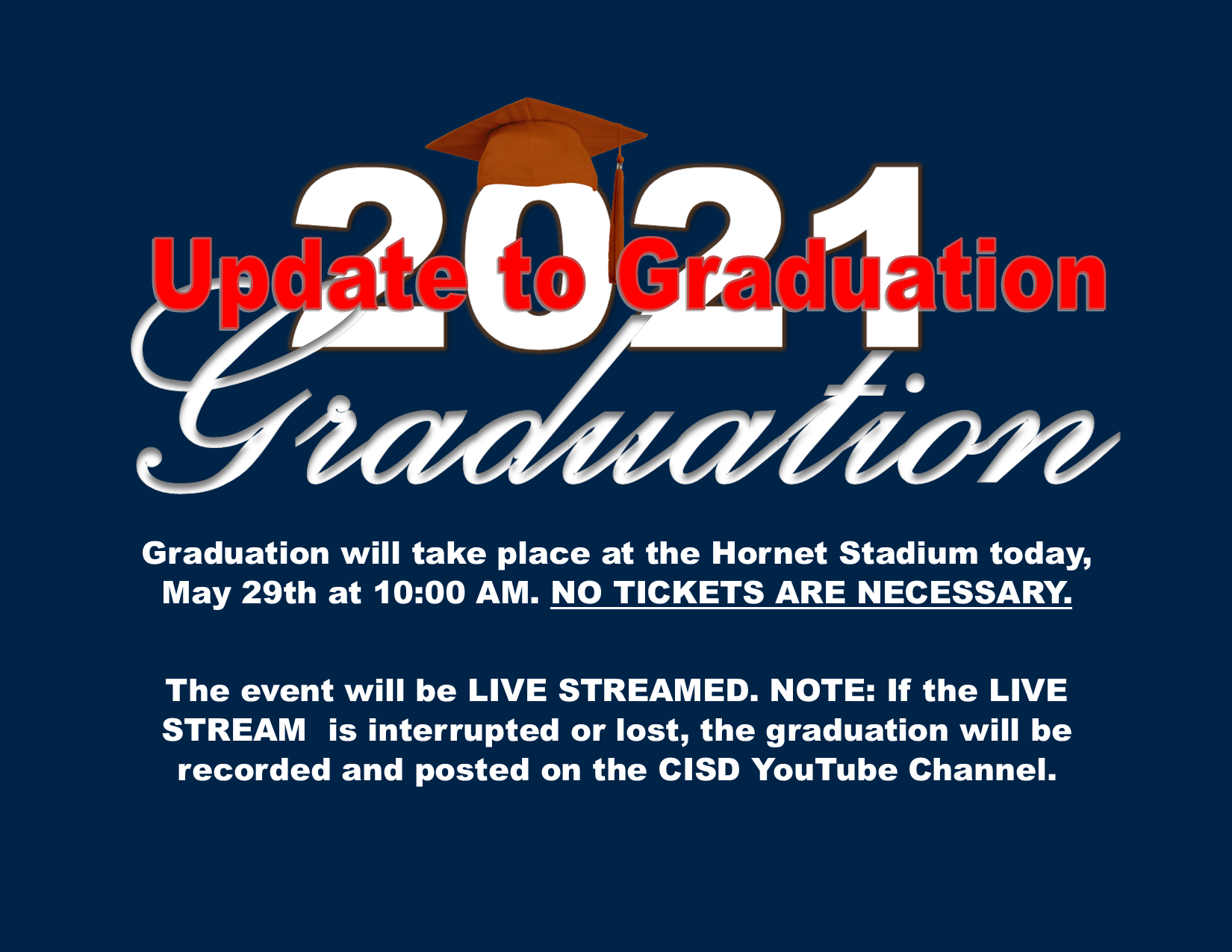 Graduation Update